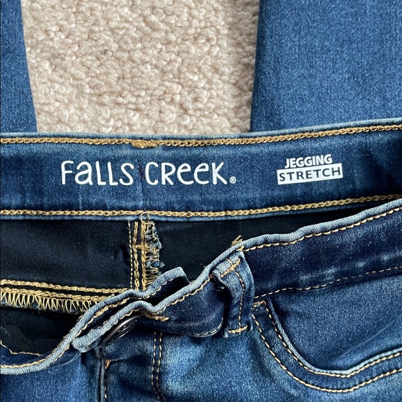 Falls Creek Girls Dark Blue Jegging Stretch - Picture 2 of 12